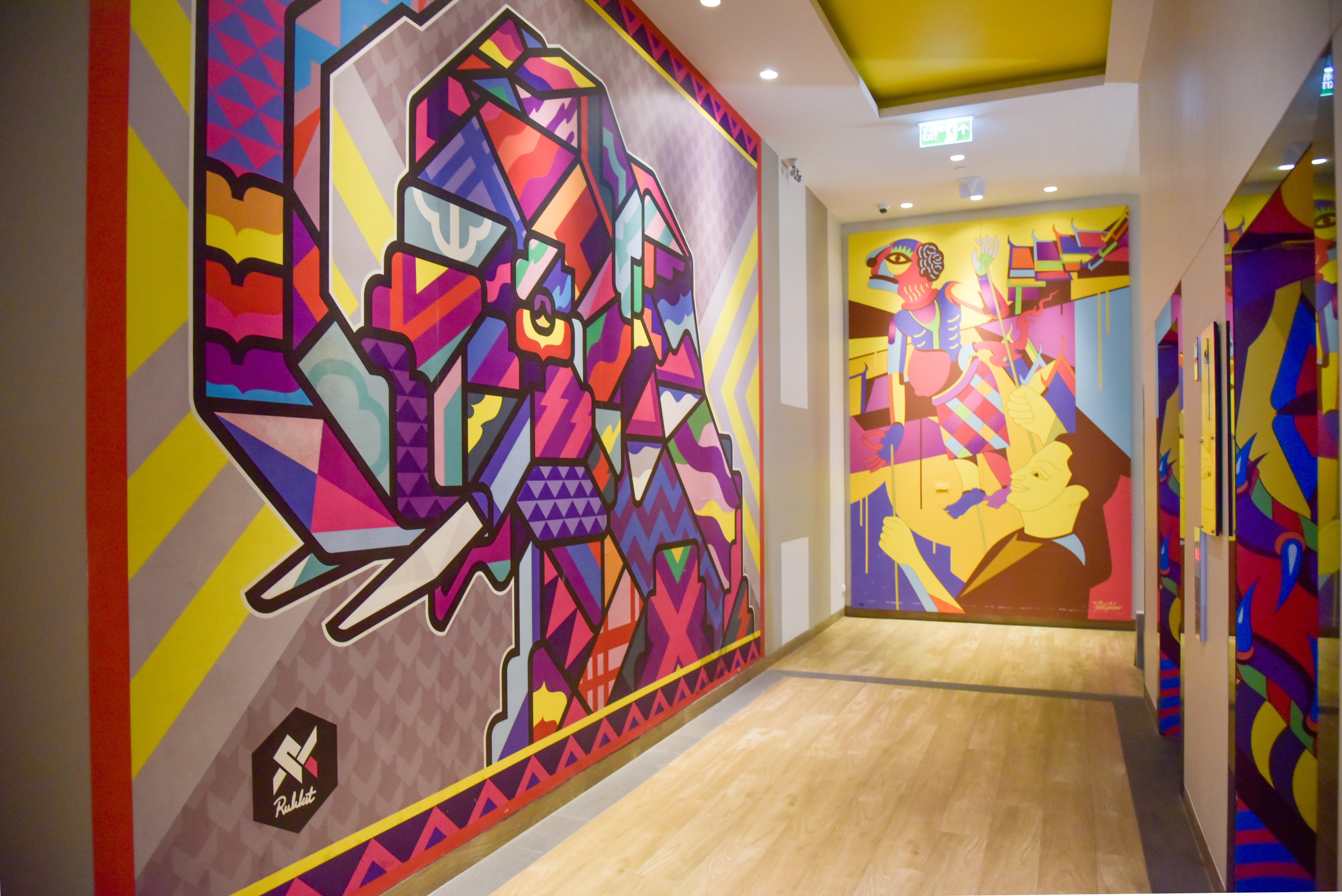 Cassia Phuket, Part Of Banyan Group Bang Tao Beach (Phuket) Exteriör bild Mural by artist Alex Solomons at the hotel